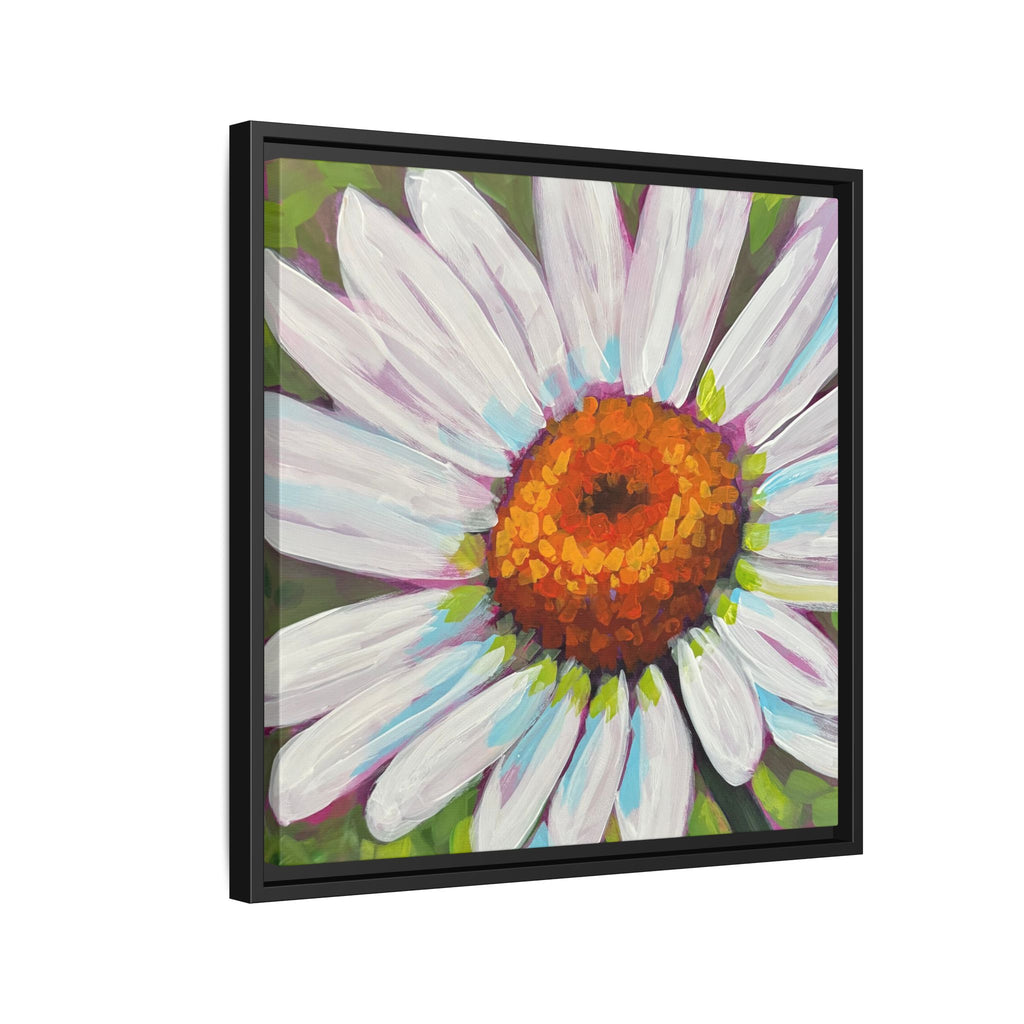 White Daisy Canvas Print (20"x20")