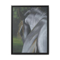 Friesan Mare Framed Canvas Print (2 sizes available)