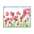 Red Tulips Framed Canvas Print (2 sizes available)
